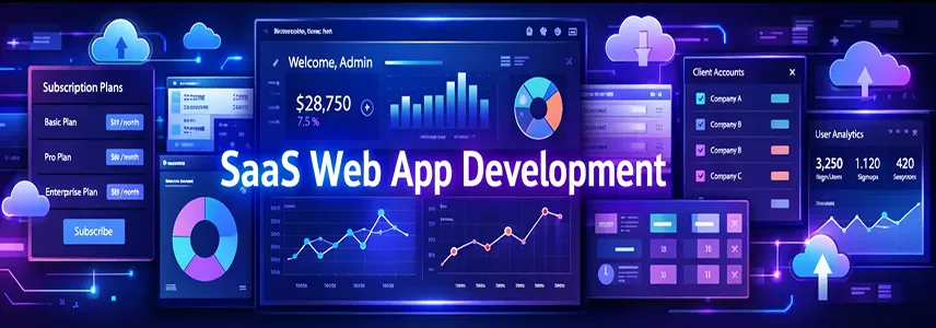 SaaS Web app development services